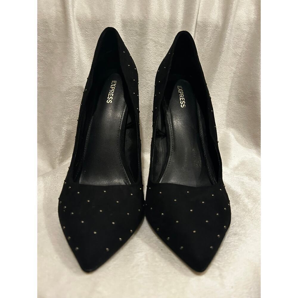 8.5 Express Rhinestone point toe heels - Picture 4 of 4